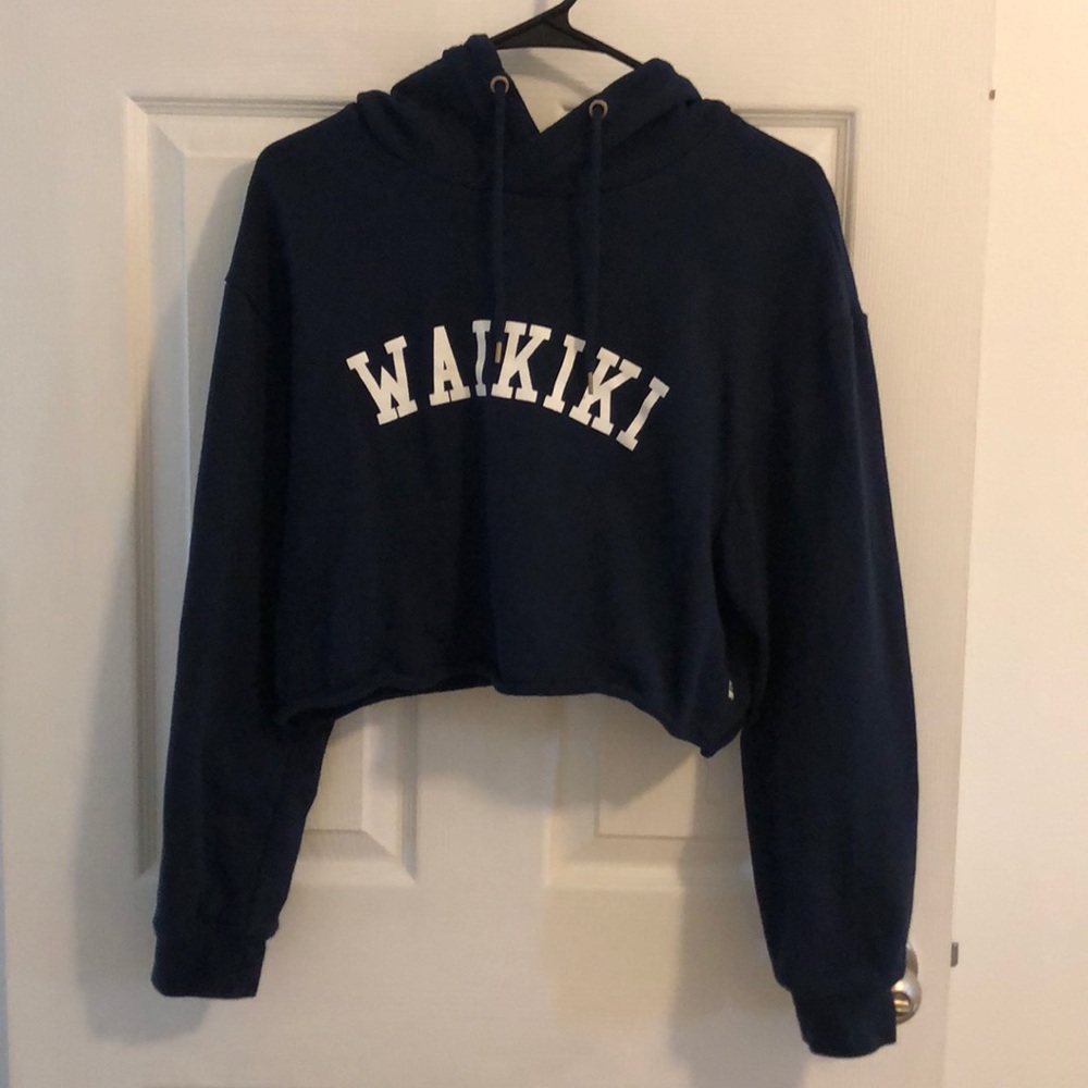 WAIKIKI French Terry Cropped Hoodie